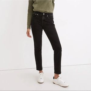 Madewell Tomboy Straight Jeans Lunar Wash